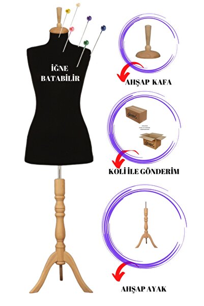 Manken İstanbul 38 Beden Full Iğne Batan Terzi Mankeni Prova Mankeni Vitrin M...