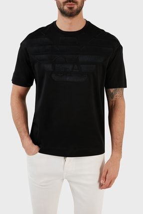 Emporio Armani Pamuklu Regular Fit Bisiklet Yaka T Shirt Erkek T