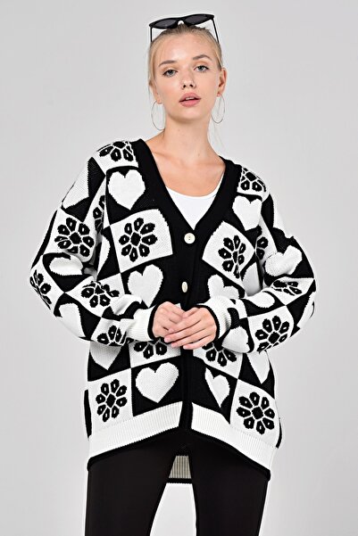 Benedetto Ζακέτα με σχέδιο καρδιάς