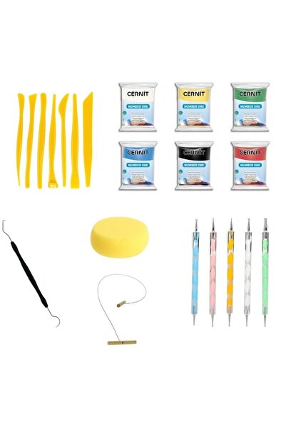 Cernit Number One Polimer Kil 56g 6'lı Profesyonel Set