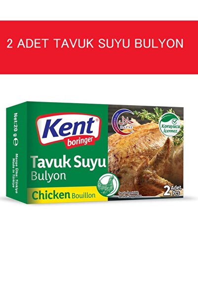 Kent Boringer Tavuk Suyu Bulyon 10 Gr 2'li Tablet