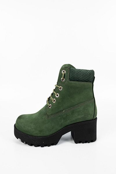 Dark shop green boots