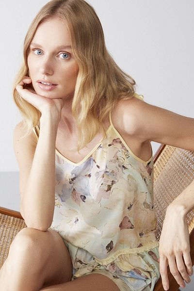 Catherine's Floral Patterned Shorts Set