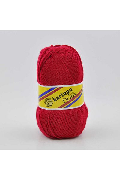 Kartopu Flora K132 5 Pieces Booties Rope Flag Red