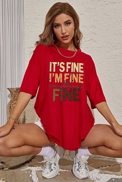 Trend Sizde Unisex Fina Štampano Kratki Rukav T-shirt