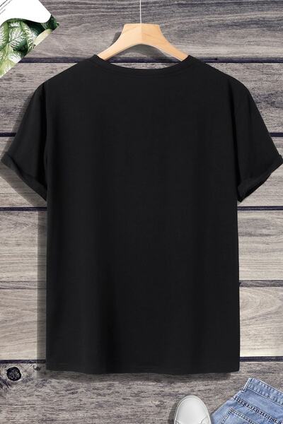 Trend Sizde Μπλουζάκι Unisex Tupac Coffee με στάμπα με κοντό μανίκι