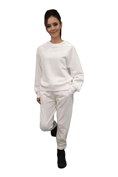HNS Mrq Bat Sleeve 2 Fire Sweat Rose Gold - Alb - L