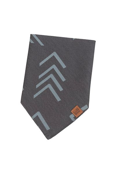 Lusi Doog Black Dog Scarf - Dog Bandana (SIZE S - M - L) Geometric Patterned