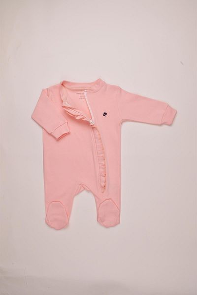 Pierre Cardin 100% Cotton Interlock Fabric Baby Girl Long Sleeve Jumpsuit303650