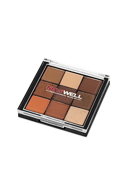 New Well Eyeshadow Palette 9 Colours No 01.