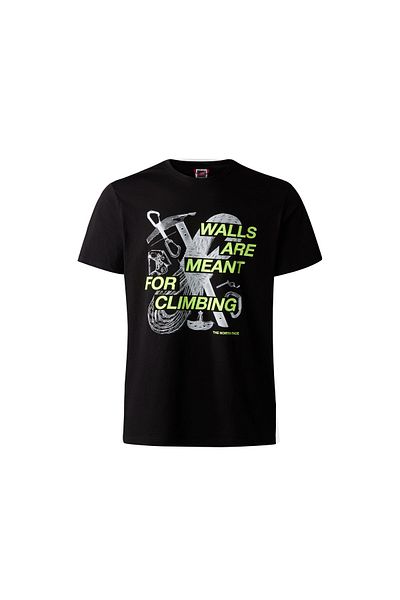THE NORTH FACE M Outdoor Graphic Tee Men's Casual T-Shirt Nf0a827jjk31 Black