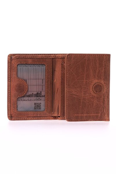 Grande 1414 Ανδρικό πορτοφόλι από γνήσιο δέρμα G2 Tan