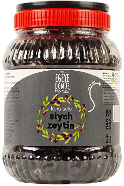 EGEYE DÖNÜŞ Çok Az Tuzlu Kuru Sele Siyah Zeytin (KURUTMA SİYAH LİGHT ZEYTİN) ...