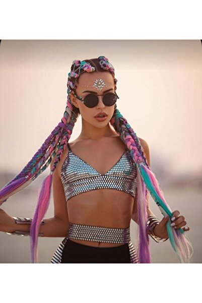 AKOLİFE أومبريلي نسائي أفريقي محبوك متعدد الألوان