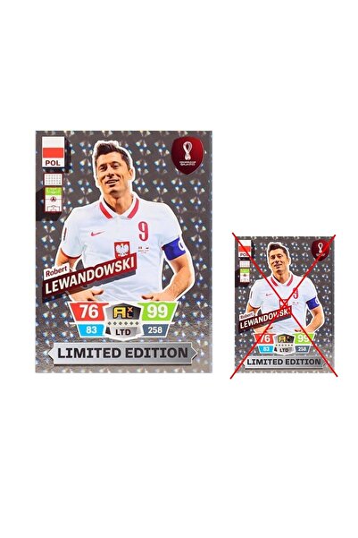 Panini Dünya Kupası 2022 Robert Lewandowski Xxl Futbolcu Kartı Limited Edition
