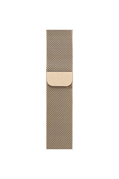 Casen Apple Spor Paslanmaz Çelik Retro Altın Saat Kordonu, 42,44,45,49 Mm