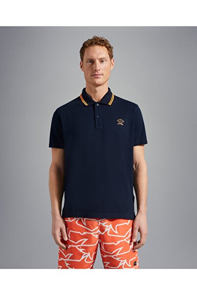 PAUL&SHARK Men's Knitted Poloshirt C.wCotton