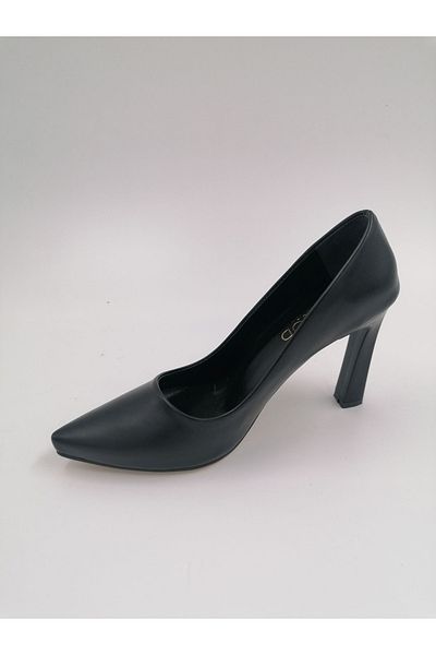 SOLMAZ Stiletto cu toc Ermod 1404 piele neagră