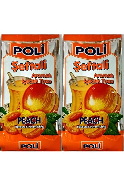POLI Şeftali Aromalı Içecek Tozu 2 Adet X 300 Gram