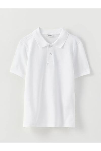 LC Waikiki Polo Neck Basic Short Sleeve Boy's T-Shirt