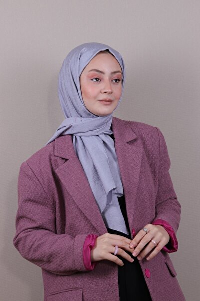 Aker Gri 70X190 Viskon Şal