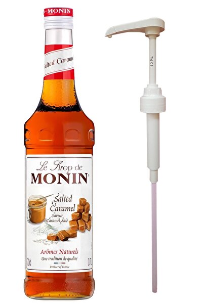 Monin Tuzlu Karamel Şurubu (700ml) + Şurup Pompası