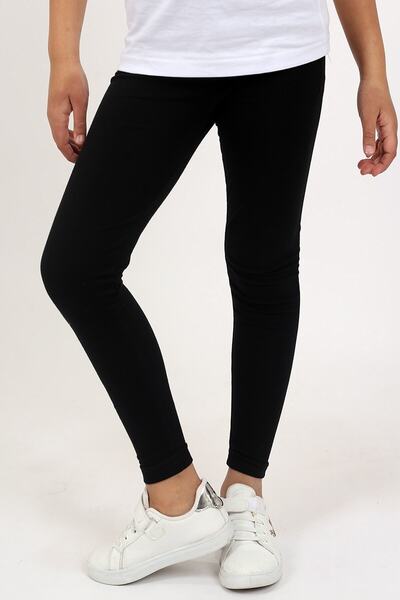 COSBA kids wear Girl's Cotton Lycra Basic Long Tights