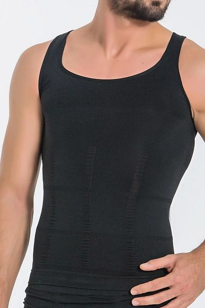 Miss Fit Men's Corset Undershirt That Goes One Size Down