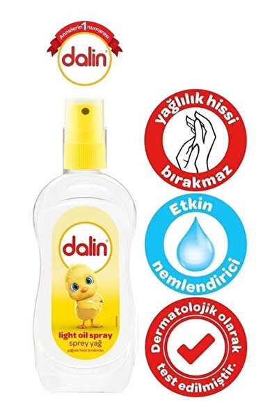 Dalin Light Oil Spreyli Bebek Yağı 200 Ml