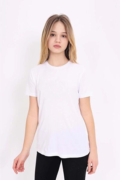 han elegant Βαμβακερό μονόχρωμο μπλουζάκι για αγόρι 5-16 ετών