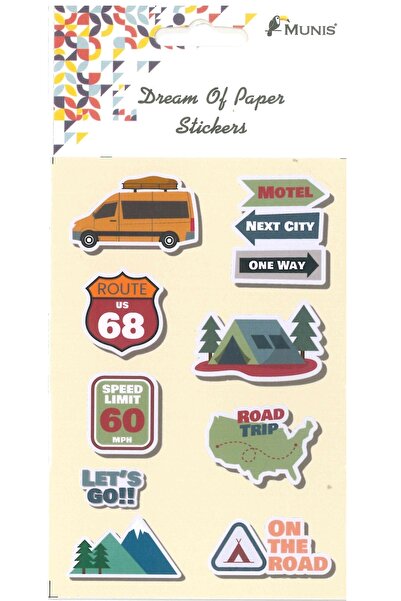 MUNIS Наклейка «На дорозі» (1 сторінка, розмір A6)