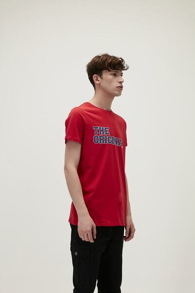 Bad Bear The Original Tee Bright Red