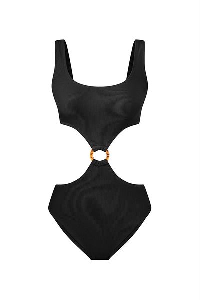 AQUELLA Black Textured Mayokini