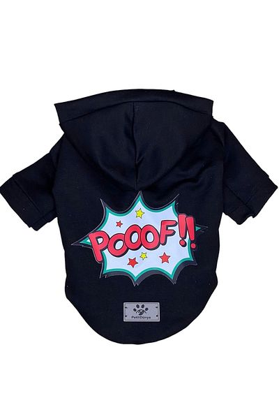 PetiliDünya Cat Dog Clothes & Dress Hooded Model Poof
