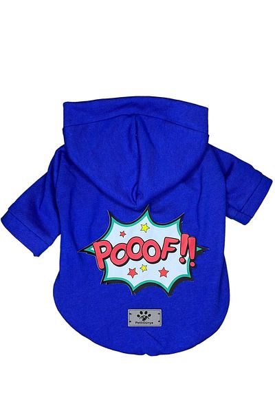 PetiliDünya Cat Dog Clothes & Dress Hooded Model Poof