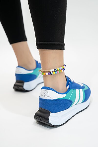 Shupe Жіночі щоденні зручні кросівки з синьою підошвою