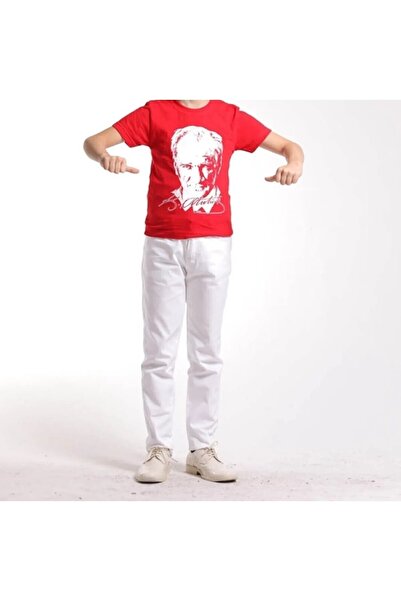 Dıgıl Kids Erkek Çocuk Beyaz Pantolon