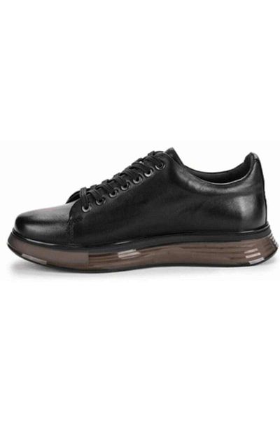 MARCOMEN 152-15275 Black Lace-up Daily Men's Casual Shoes