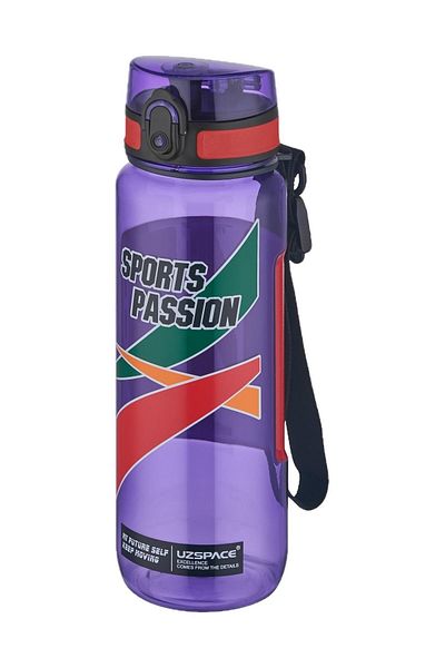 Uzspace Sports Passion 800 Ml - Non-Slip Tritan Water Bottle