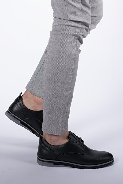 Riccon Men's Casual Shoes0012206 Black Black