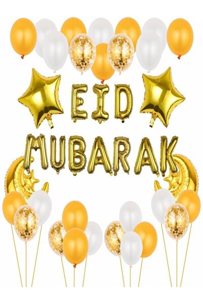 DÜVENCİ TİCARET Ramazan Mübarek Balon Seti Eıd Balon