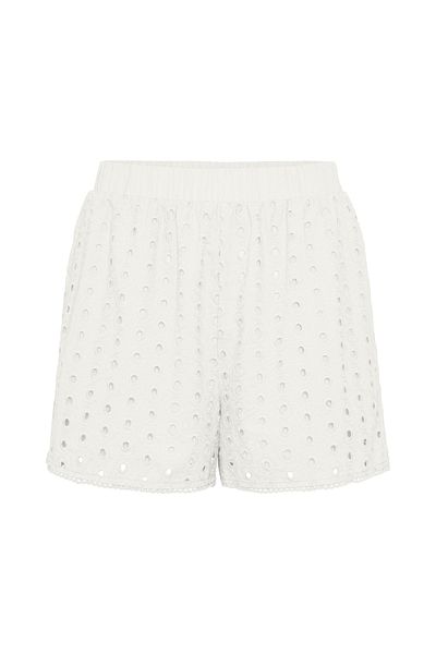 PIECES Shorts & Bermudas Damen/Mädchen Cloud Dancer