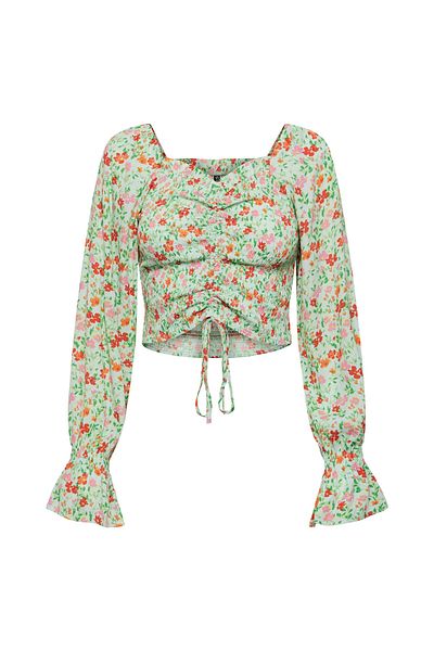 PIECES Bluse Damen/Mädchen Fair Aqua