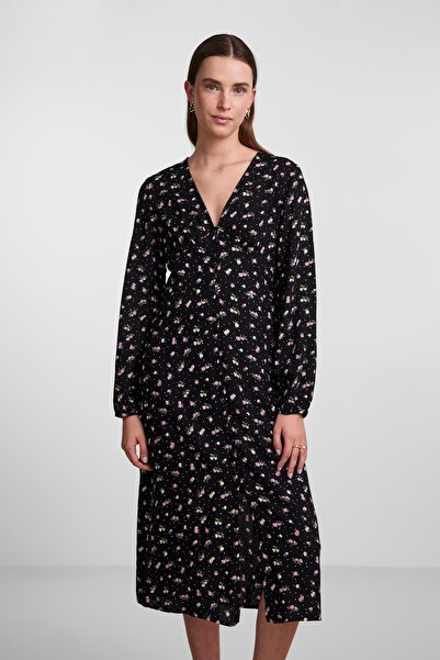 PIECES Φόρεμα Γυναικείο/Κοριτσί Μαύρο