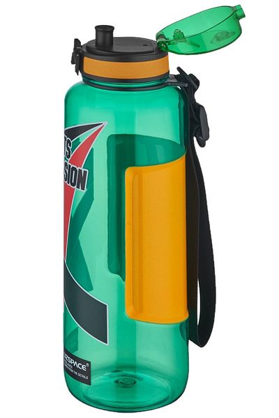 Uzspace Sports Passion Mega Large Size 1500 Ml Tritan Water Bottle Anti-Slip Holding Feature