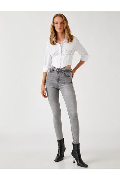 Koton Jeans - Grau - Skinny
