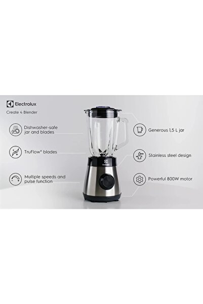 Electrolux E4tb1-6st Blender, Truflow Bıçaklı, Plastik