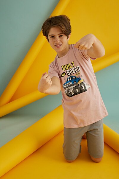 Ayans Pijama Combed Cotton Boy Capri Set