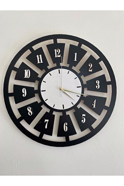 Ümra lazer ساعة حائط مزخرفة باللون الأسود من Üm-ra Laser