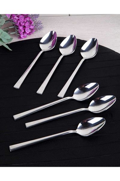 Kardelen 6 Stick Dessert Spoons